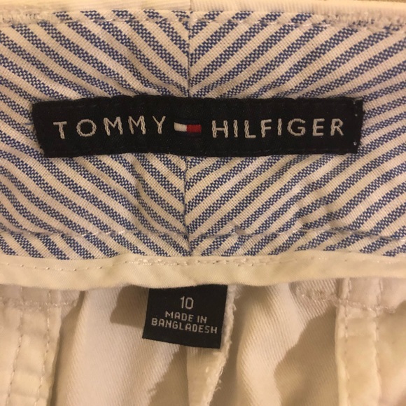 WHITE TOMMY HILFIGER SHORTS size 10 - Picture 4 of 4